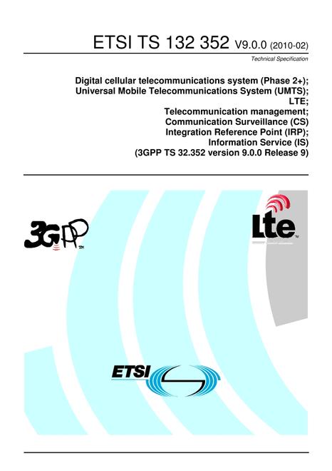 ETSI TS 132 352