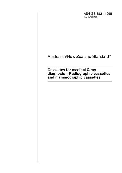 AS/NZS 3821:1998