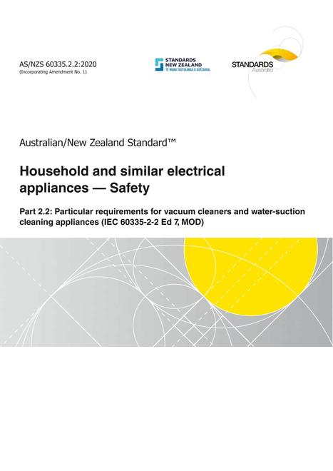AS/NZS 60335.2.2:2020