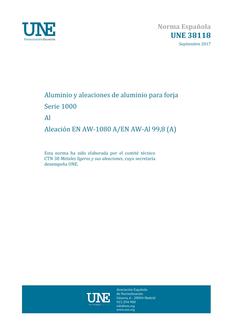 AENOR UNE 38118