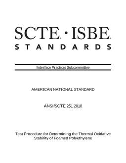 SCTE 251 2018 (R2024)