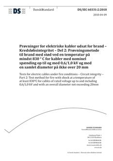 DANSK DS/IEC 60331-2