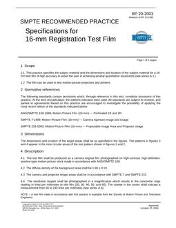 SMPTE RP 20