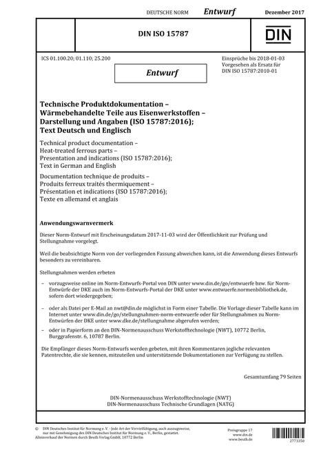 DIN ISO 15787 - DRAFT