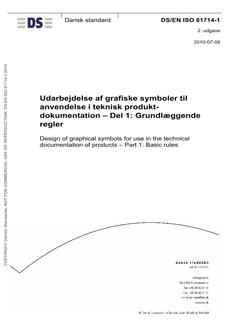 DANSK DS/EN ISO 81714-1