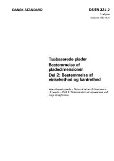 DANSK DS/EN 324-2