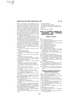 DOT 49 CFR PART 173