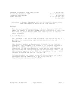IETF RFC 7417