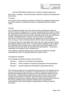 NR NR/L2/CTM/012/050 ISSUE 1