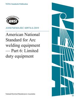 ANSI/IEC 60974-6-2019 (R2023)