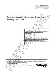 NR RT/D/S/009 ISSUE 3