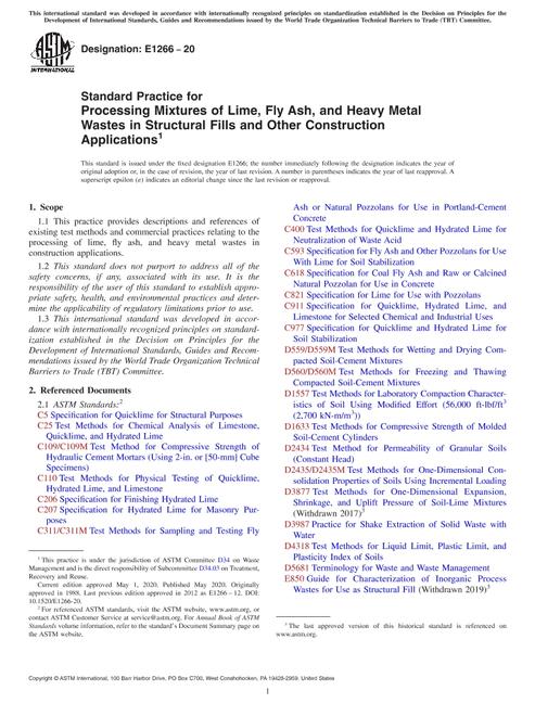 ASTM E1266-20