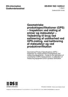 DANSK DS/ENV ISO 14253-2