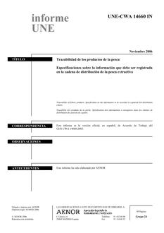 AENOR UNE-CWA 14660 IN