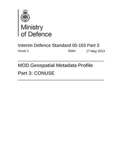 MODUK DEF STAN 00-103: PART 3