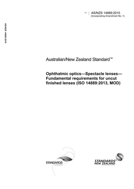 AS/NZS 14889:2015