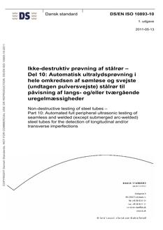 DANSK DS/EN ISO 10893-10