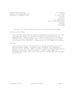 IETF RFC 5191