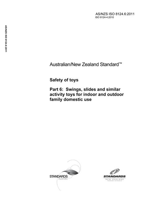 AS/NZS ISO 8124.6:2011