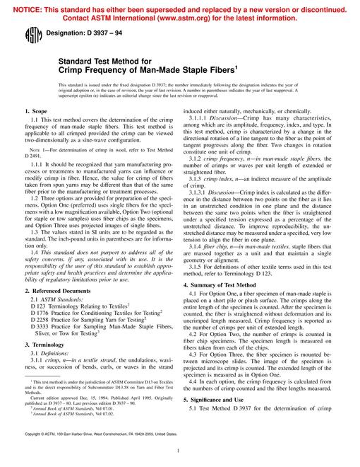 ASTM D3937-94