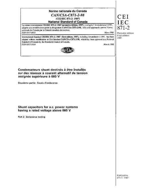 CAN/CSA C871-2-98