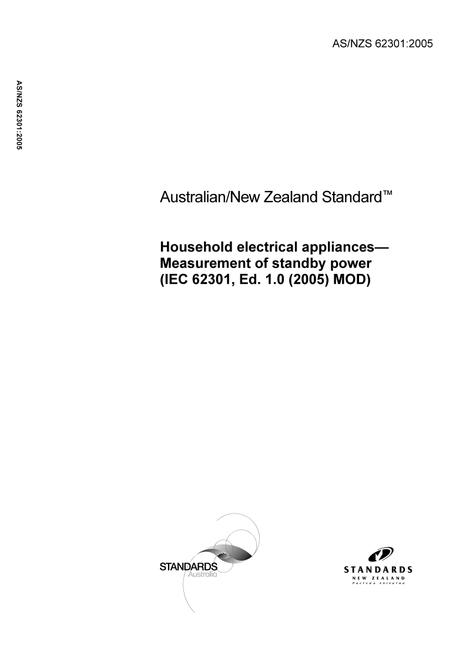 AS/NZS 62301:2005