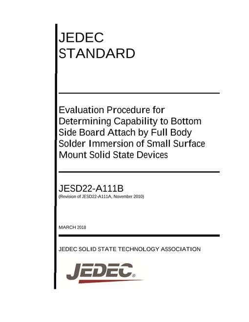 JEDEC JESD22-A111B