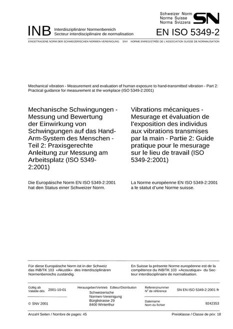 SNV SN EN ISO 5349-2
