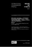 ISO/IEC ISP 11185-10:1994