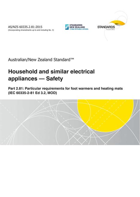 AS/NZS 60335.2.81:2015