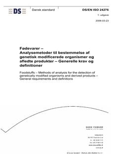 DANSK DS/EN ISO 24276