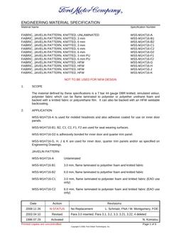 FORD WSS-M1H716-A