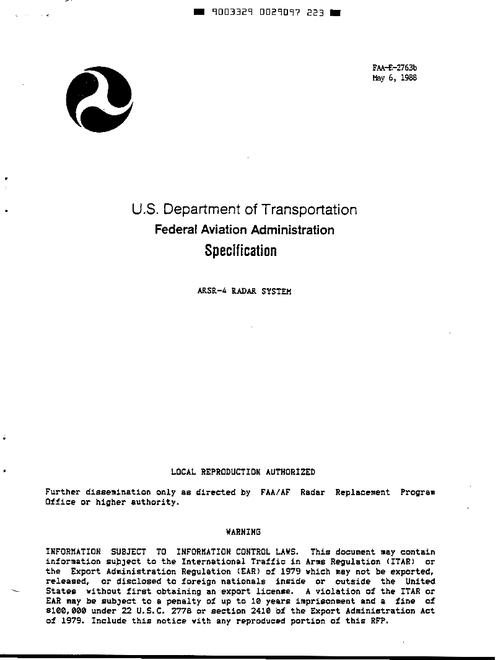 FAA FAA-E-2763 REV B