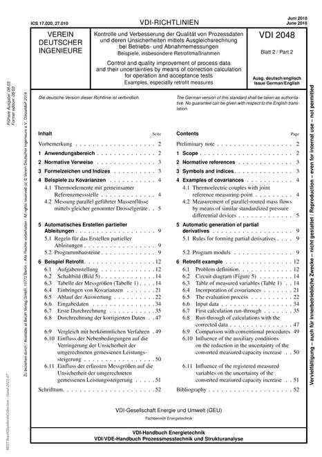 VDI VDI 2048 BLATT 2