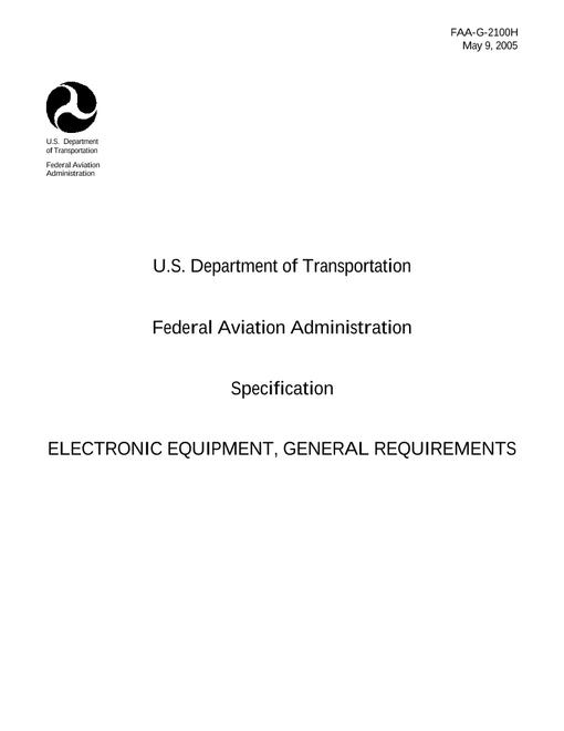 FAA FAA-G-2100 REV H