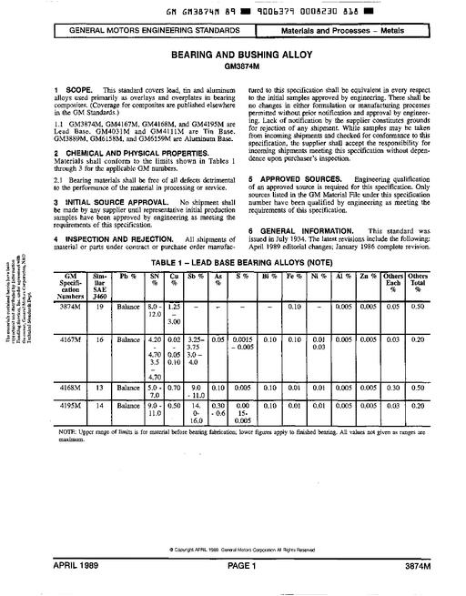 GMNA GM3874M