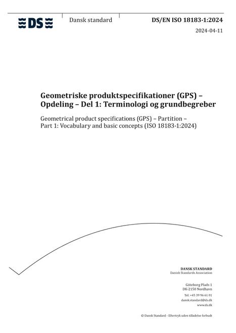 DANSK DS/EN ISO 18183-1
