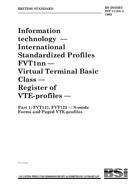 BS ISO/IEC ISP 11184-1:1995