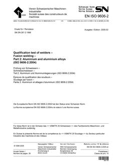 SNV SN EN ISO 9606-2