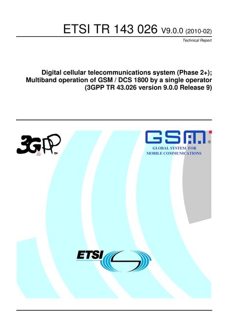 ETSI TR 143 026