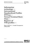 BS ISO/IEC ISP 11184-3:1996