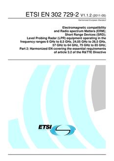 ETSI EN 302 729-2