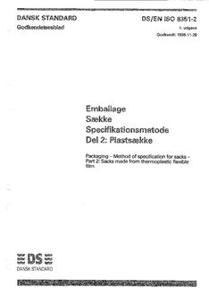 DANSK DS/EN ISO 8351-2