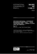 ISO/IEC ISP 11185-17:1995