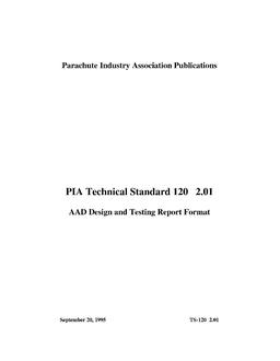 PIA PIA-TS-120 2.01
