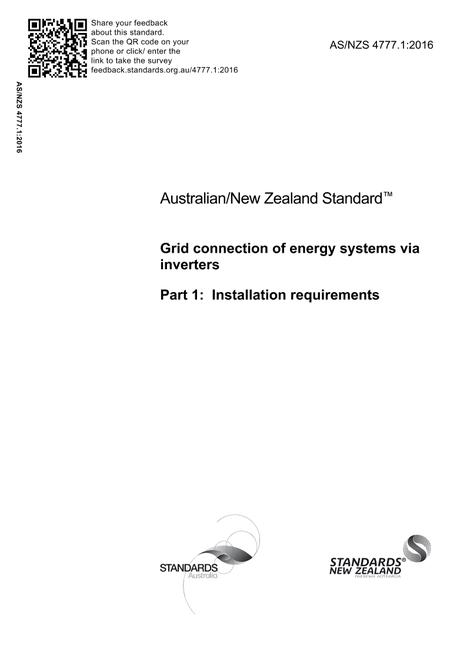 AS/NZS 4777.1:2016