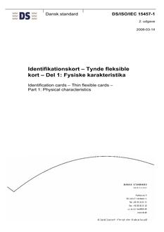 DANSK DS/ISO/IEC 15457-1