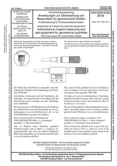 VDI VDI/VDE/DGQ 2618 BLATT 10.4