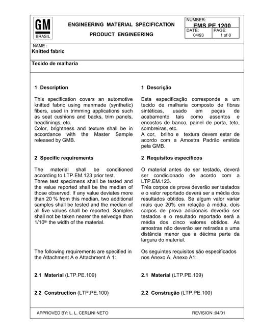 GMSA EMS.PE.1200