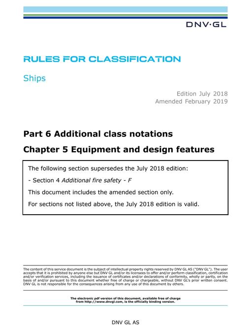 DNV DNVGL-RU-SHIPS PART 6 CHAPTER 5
